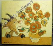 Van Goat's Sunflowers!